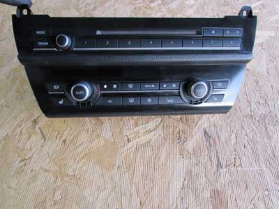 BMW Climate Controller and Radio Stereo CD Player face Control Panel 9241241 F10 528i 535i 550i M5